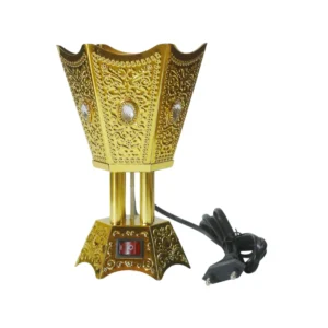 Crown Golden Electric Bakhoor Burner | 2 Free Bakhoors Included