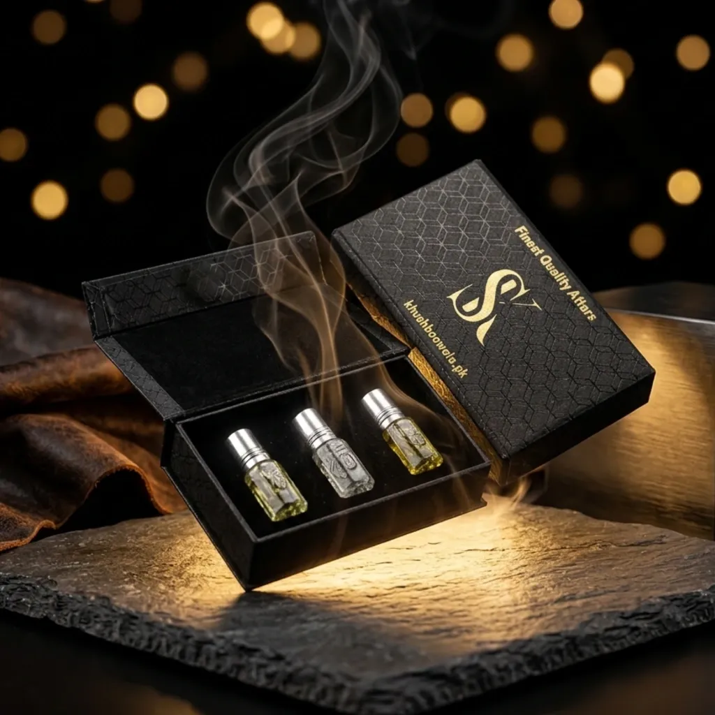 PACK OF 3 ATTARS – Dunhill Desire + Sheikh AlShayukh + Ghilaf-e-Kaaba - Image 2